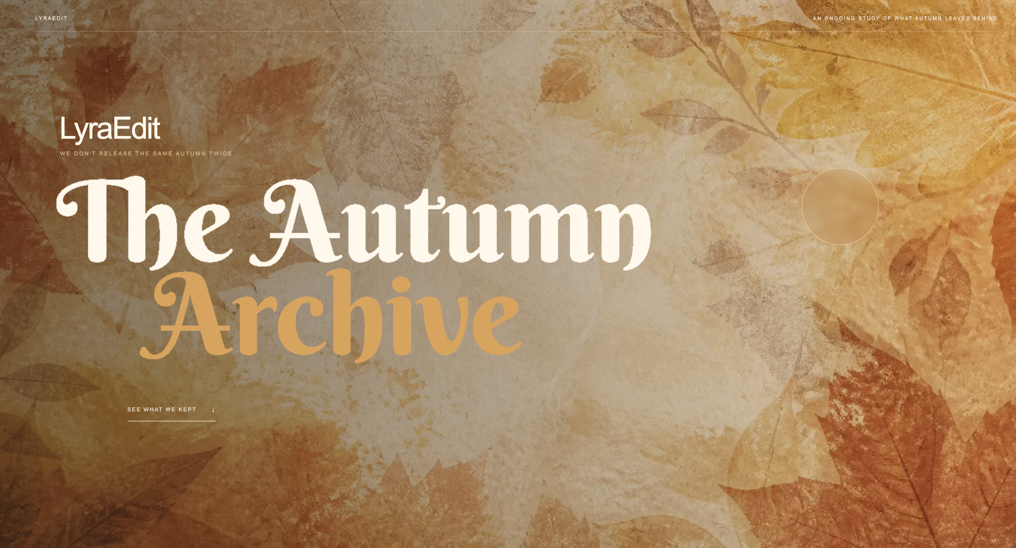 The Autumn Archive